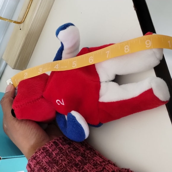 ✓Derek Jeter #2 Salvino's Bammers 4Th Of July- Red White & Blue Plush Bear - Picture 11 of 12